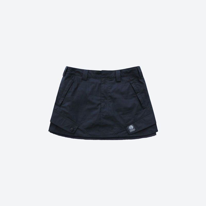 Multi-Pocket Cargo Skirt